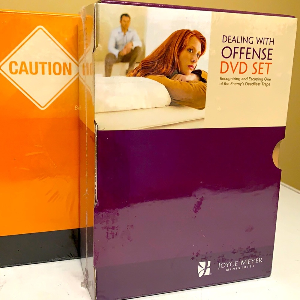 Joyce Meyer dvd set . Dealing with offense. Never opened still in plastic wrap.